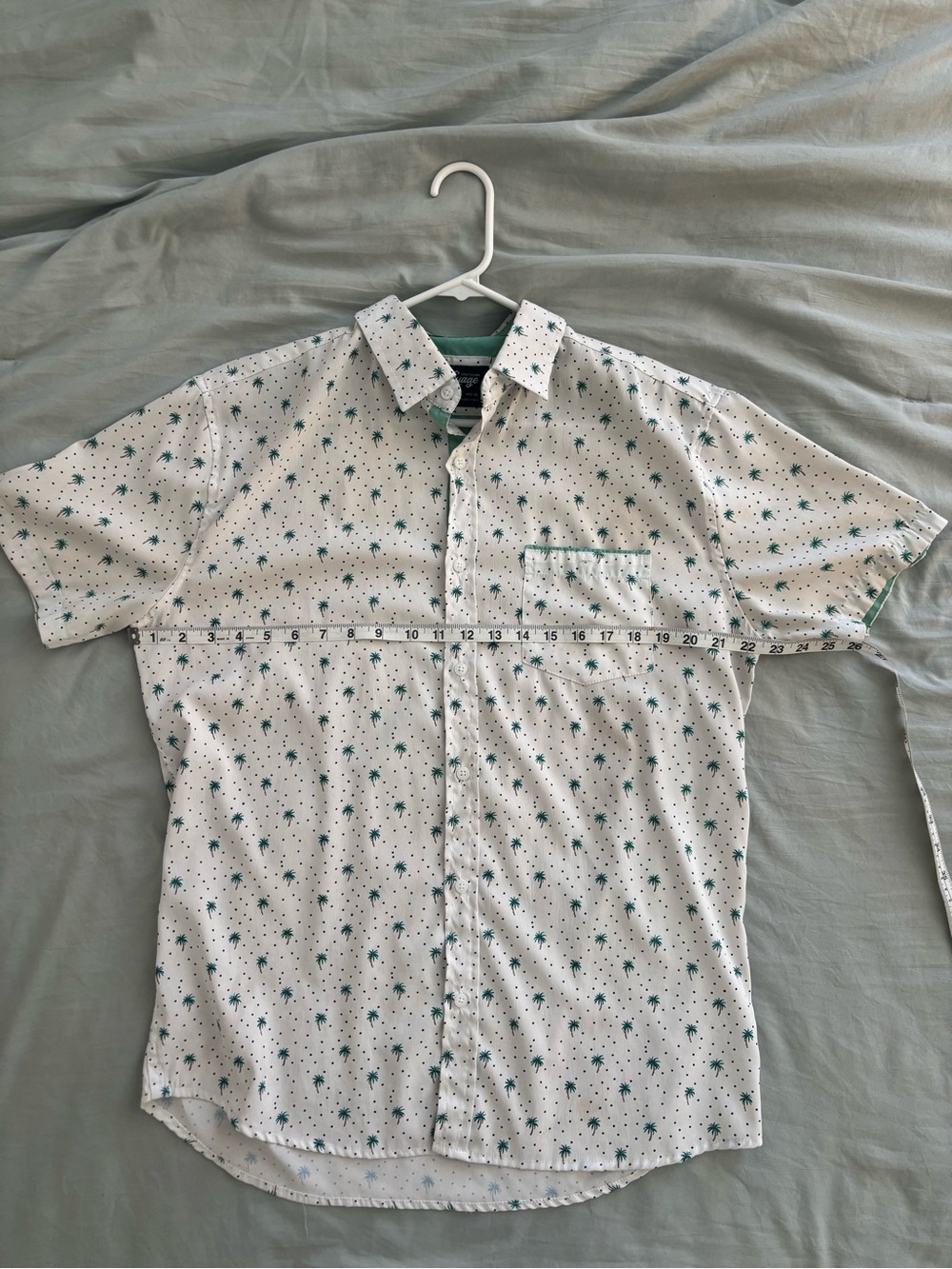 Craft+Flow Voyage palm tree button down.